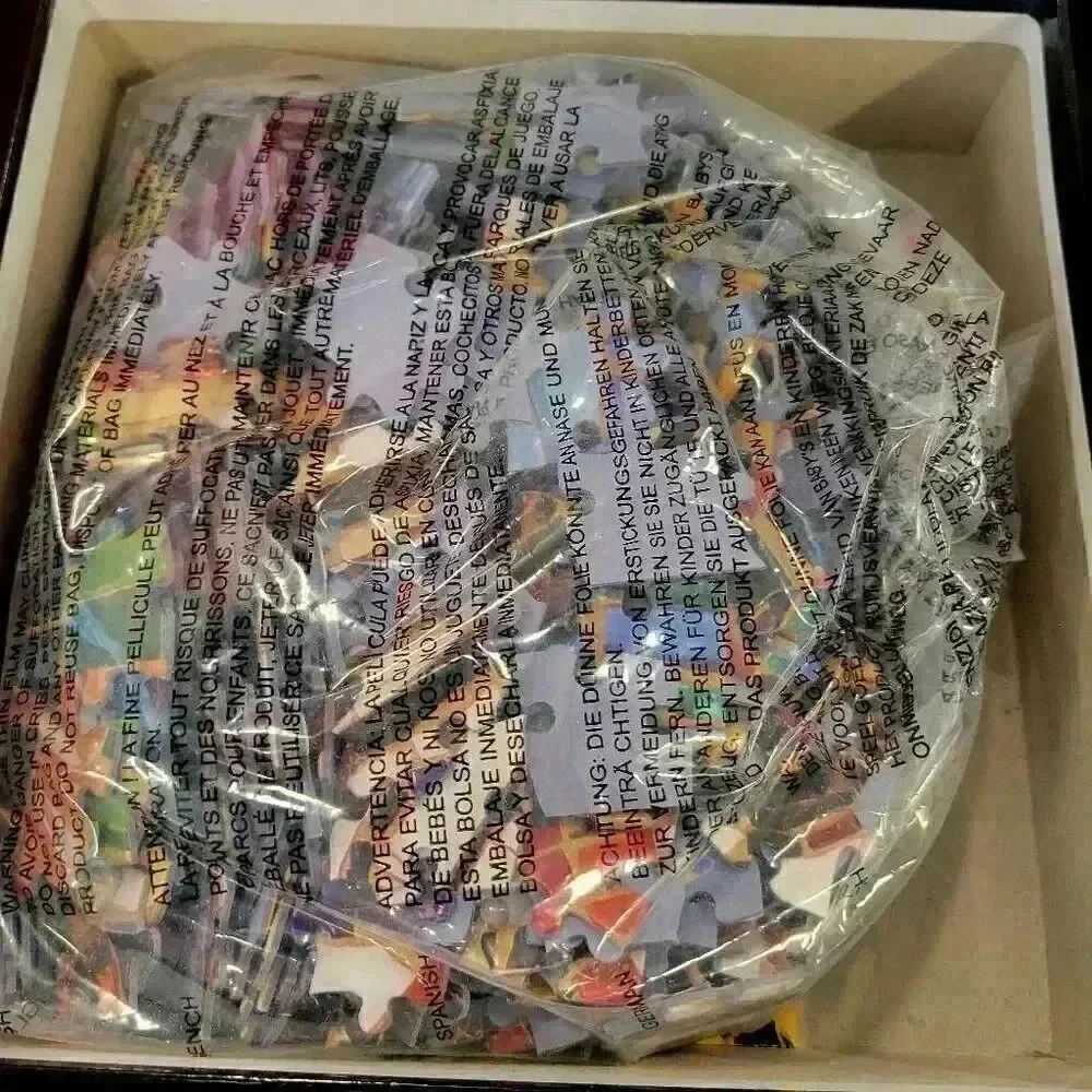 Big Ben Luxe Zebra Glass Mosaic 500 pc Jigsaw Puzzle